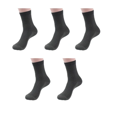 JULY'S SONG 5 пар мужские счастливые носки хип хоп Harajuku Meias чесаная хлопковая одежда Calcetines подарок для мужчин Chaussette Homme - Цвет: gray