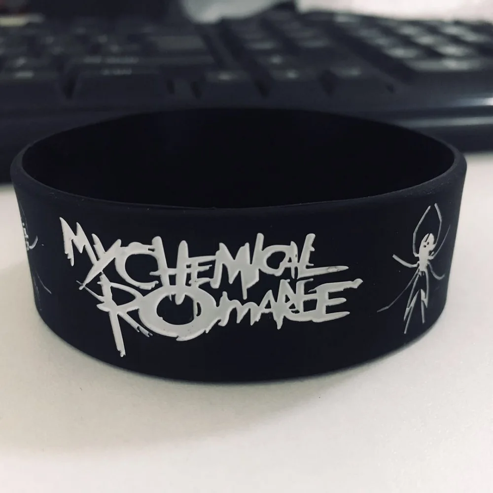 My Chemical Romance силиконовый браслет панк Рок Группа Музыка браслет для женщин мужчин