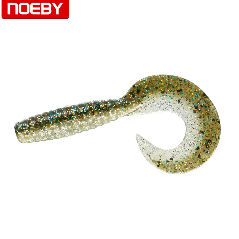 NOEBY S3119 рыболовные мягкие приманки щуки воблеры, силиконовые приманки peche leurre уникальный серповидный хвост 65 мм 85 мм для ловли окуня форели