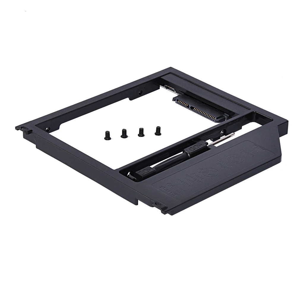 Sunvalley 9,5 мм пластиковый 2-ой HDD Caddy SATA to SATA 3 2," чехол для SSD, HDD для Apple Macbook Pro Air 13" 1" 17" DVD/CD-ROM Optibay