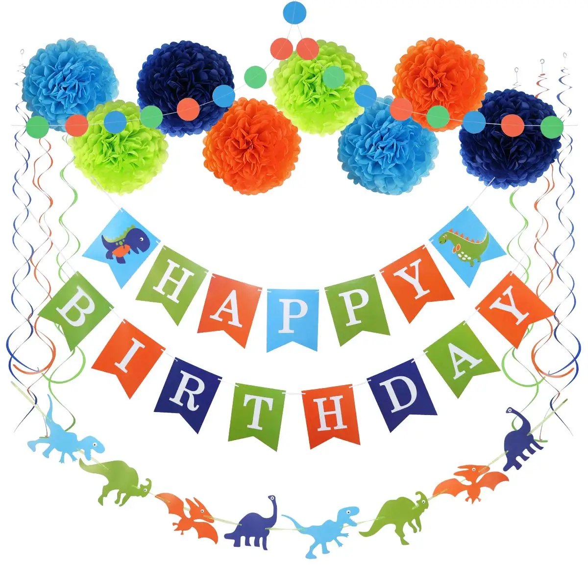 METABLE 1 комплект декорации с днем рождения динозавра счастливый плакат &quotс