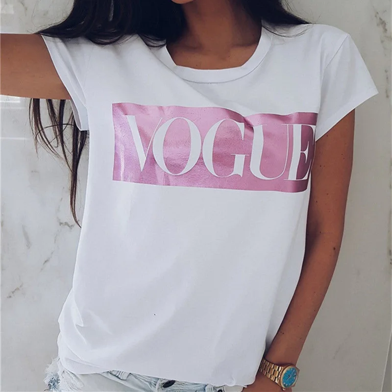 النساء فوج طباعة T قميص 2019 إمرأة إلكتروني أعلى الصيف ملابس بأكمام قصيرة التي شيرت س الرقبة القطن القمصان السيدات المحملة قميص