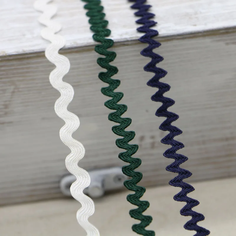 

Random delivery mixed color 1cm wave lace DIY hand sewn clothes lace accessories