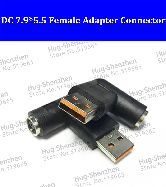 Conector adaptador de corriente hembra DC 7,9x5,5mm, alta calidad, Lenovo conenctor para portátil, 3 unids/lote