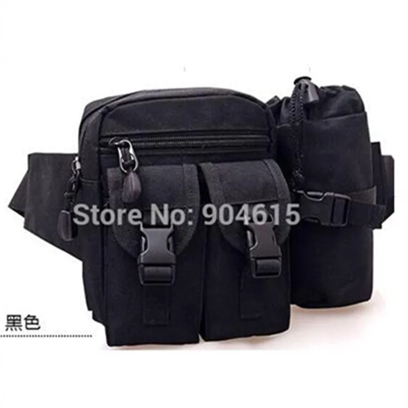 

molle military tactical waist bag backpack men half-bottle package cover type multifunction tide bag man bag