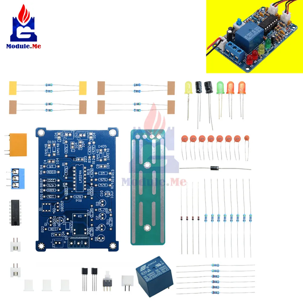 

DC 5V Liquid Water Level Controller Sensor Module Water Level Detection Sensor Parts Components DIY Kits