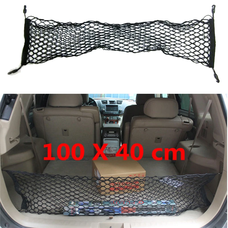 New Double Layer Car Storage Bag For Universal Car Mesh Storage