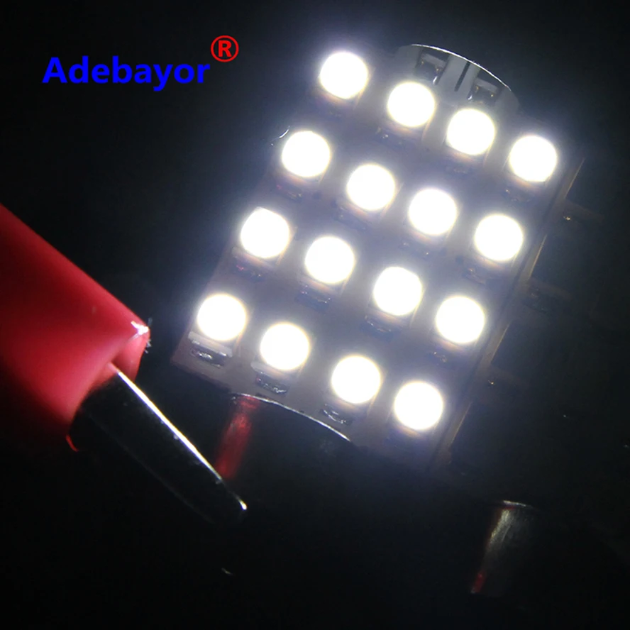 3528X39 мм c10w 16SMD светодиодсветодиодный белая синяя Автомобильная купольная