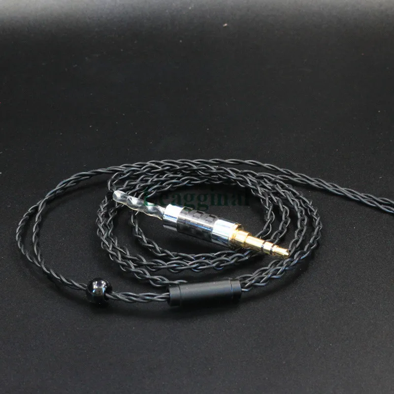 4 core Single crystal copper silver plated diy headphone cable