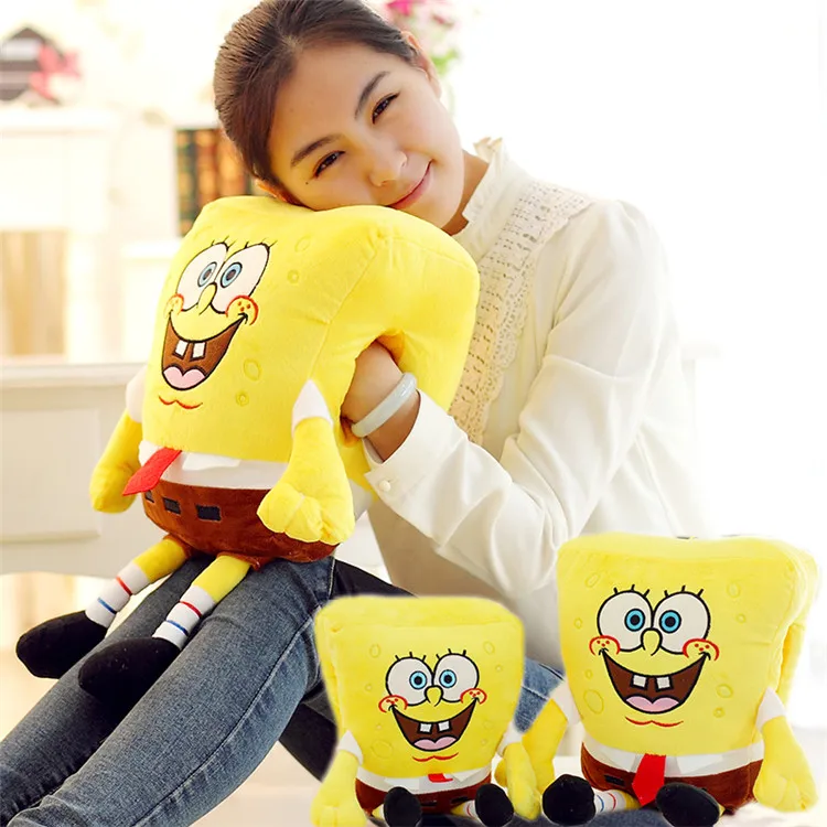 Warming Hands cartoon SpongeBob Subsection Girl Child Plush font b Toys b font Stuffed Doll for