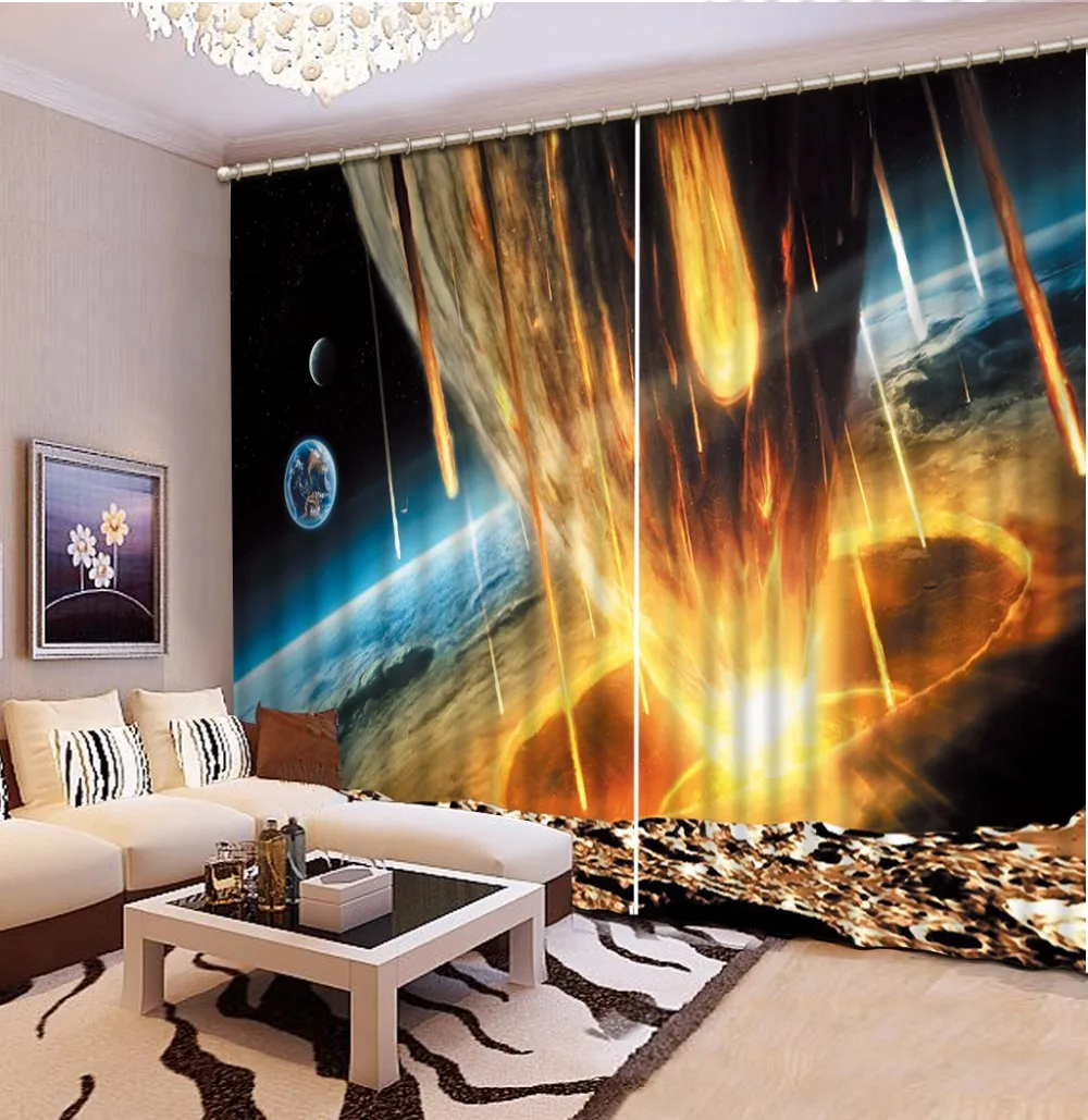 

Creative Curtains The Living Room Bedroom Curtains Modern Printing Kitchen Curtains Sheer Curtains