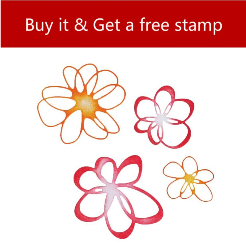 

GJCrafts Happy Flowers Dies Metal Cutting Dies New 2019 for Card Making Scrapbooking Making Embossing Cuts Stencil Craft Dies