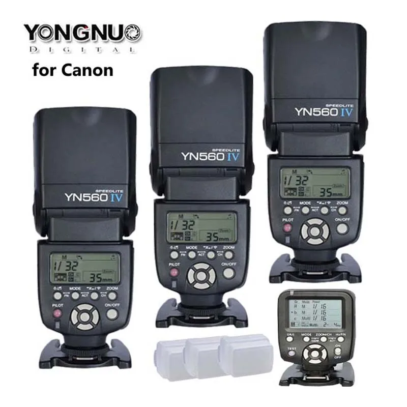 3 . YONGNUO YN560 IV, IV    Speedlite YN-560 + YN-560TX   Canon 1100D 650D 550D 450D 