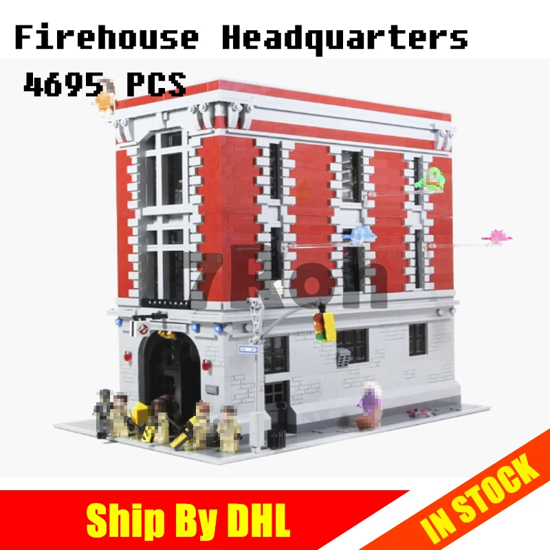 

Model building toys hobbies 16001 4695pcs Firehouse Headquarters Compatible With lego city 75827 Blocks Educational DIY Bricks