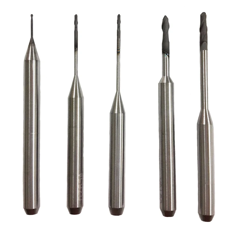 Dental milling bur finisher and shaper burs compatible with Roland CAD