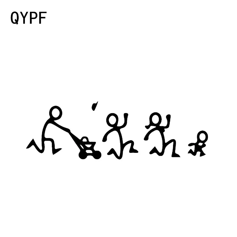 QYPF 18.3*5.9CM Funny Runner Running Graphic Decor Car Styling Sticker Accessories Silhouette Decals C16-0774 | Автомобили и