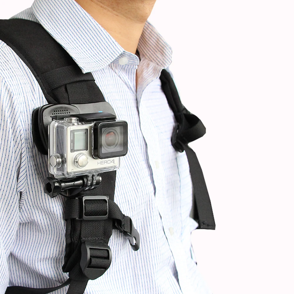 TELESIN Quik Release 360 Rotary Backpack Clip Clamp Rec mounts Fast Hat Clip Mount for