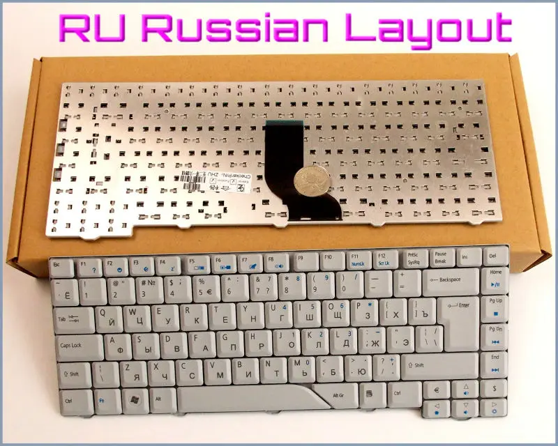 Клавиатура Новая русская версия для ноутбука Acer Aspire 4210 4220 4310 4260 4520 4530 4920 4710 4720 4730