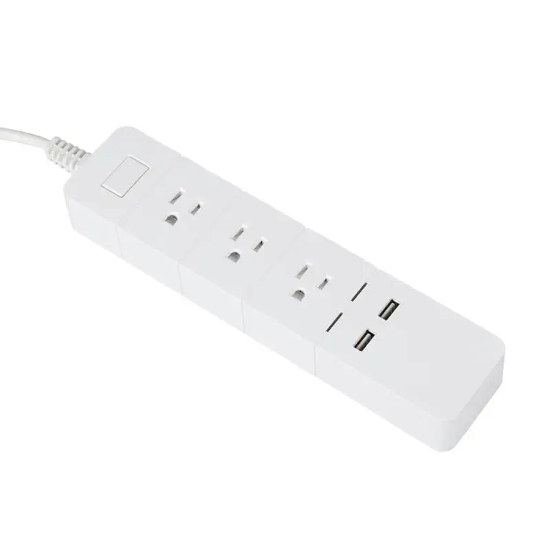 

Smart Power Strip Smart Socket Intelligent 3 US type AC Outputs+2 USB Outputs WiFi Remote Power Plug on off with Phone APP Z25
