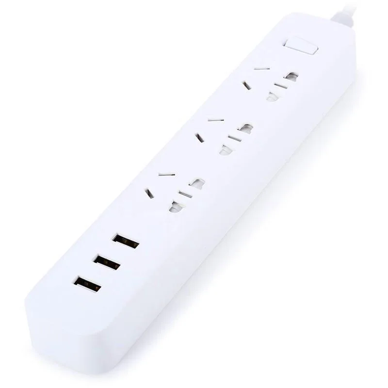 Оригинальная смарт лента Xiaomi Mijia 3 розетки + 2А Быстрая зарядка USB порты Xiaom MI умный
