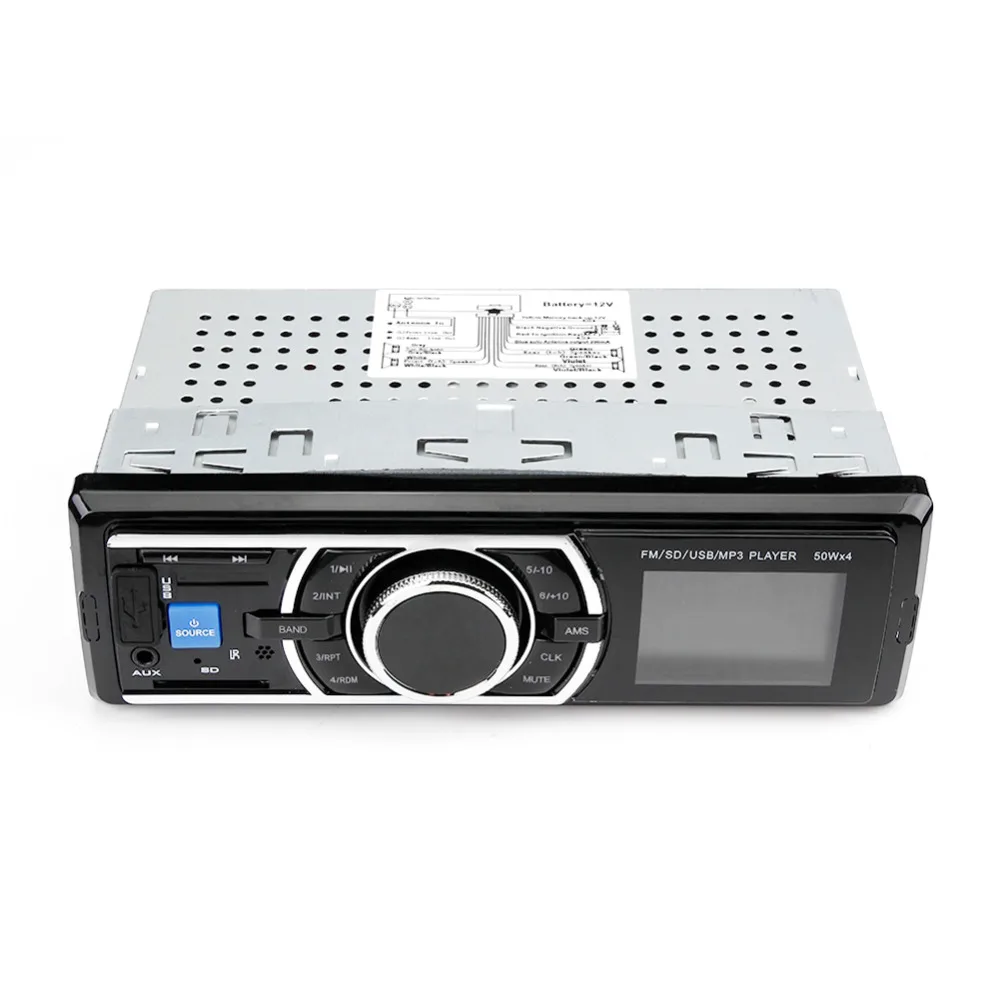 Car Radio Dc 12v Car Audio Stereo Indash 1 Din Fm Transmitter Aux