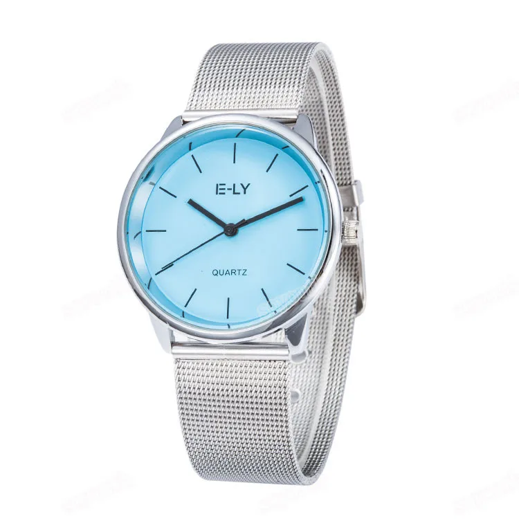 Лидер продаж красочные циферблат часы браслет для женщин Дамы повседневные платья кварцевые наручные часы Relogio Feminino E810-1