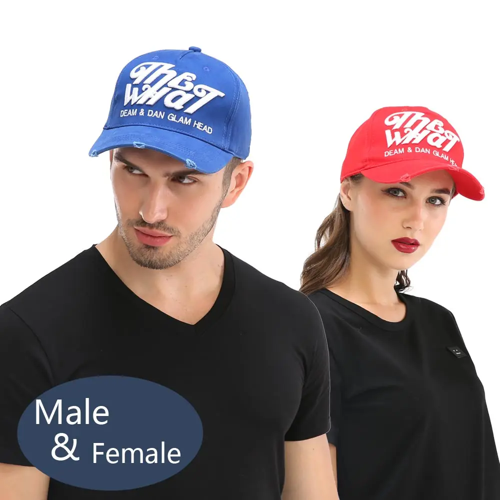 

High Quality DSQICOND2 Baseball Cap Outdoor Sport Hat Men Women Unisex Cotton Casquette Black Blue Red 3 Colors