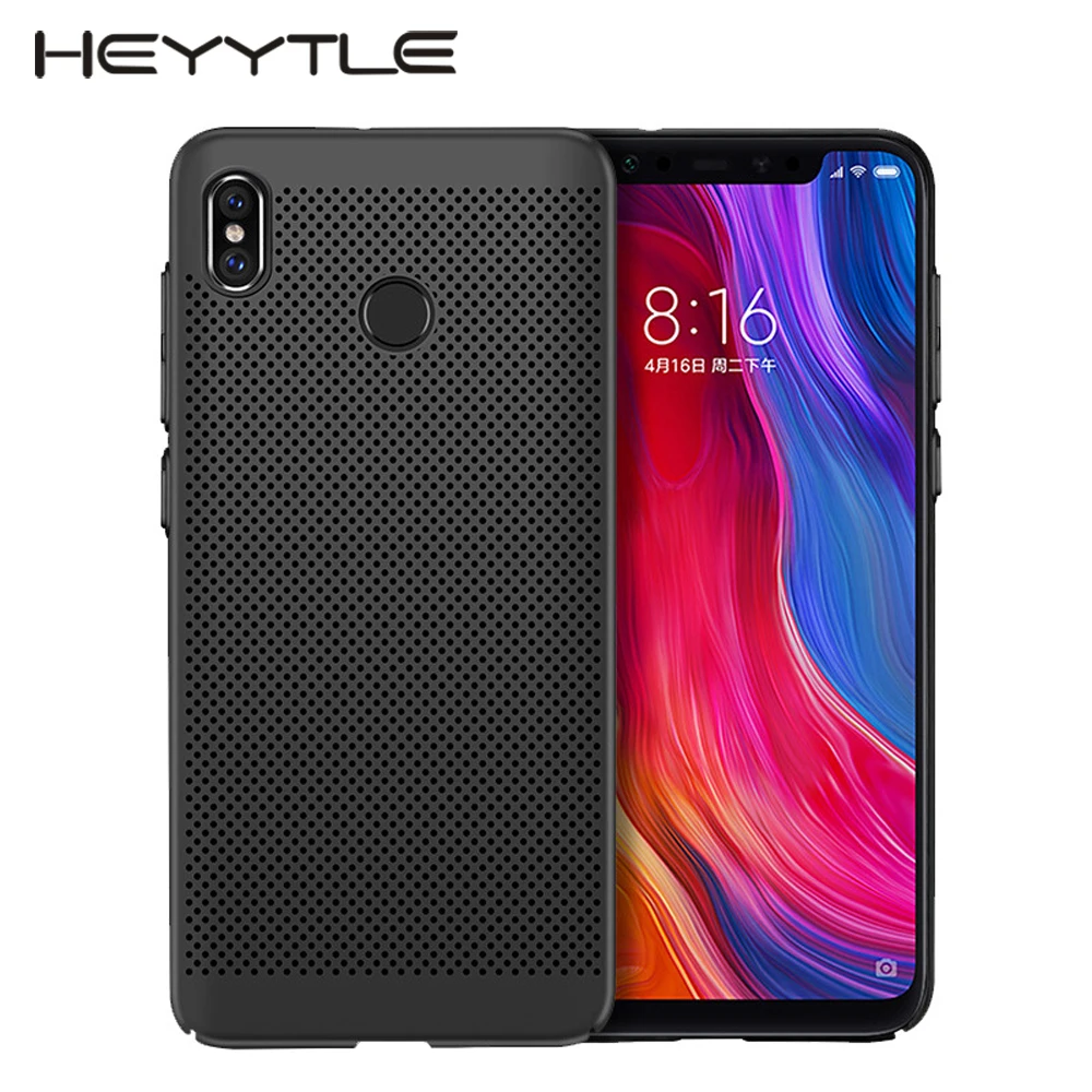 

Ultra Slim Phone Case For Xiaomi Mi 8 SE 6 6X 5 Hollow Heat Dissipation Cases Hard PC Cover For Xiaomi Redmi Note 3 4 5 5A Coque