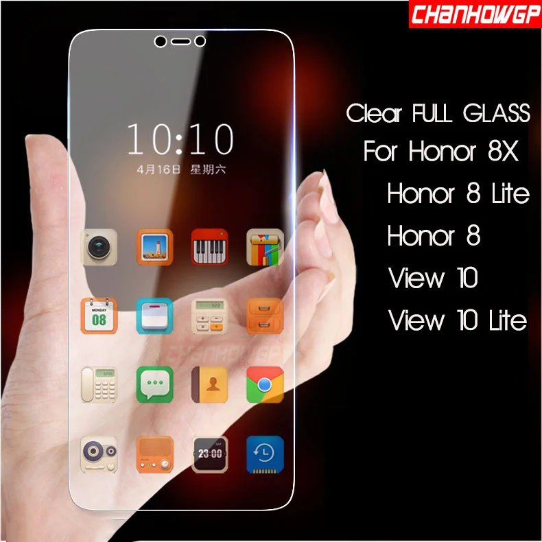 

Tempered Glass For Huawei Honor 8X 8 X Honor8 Lite View 10 Lite Phone Screen Protector For Honor V10 View 10 Protective Flim