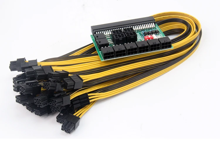 6pin разъем 6 pin разъем линии электропередачи и сервер для подключения к электросети в доска мощность видеокарты питания для ETH Майнер GPU карты