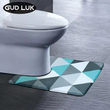 40*45 см u-образные коврики для ванной, противоскользящие Домашние коврики для ванной комнаты, украшение для ванной, туалет, пьедестал, ворсистые коврики для туалета, аксессуары UXD-LX