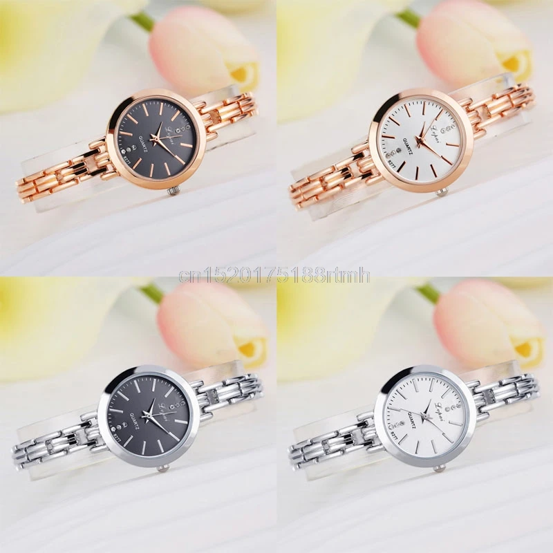 

Women's watch relogio feminino Chic Rhinestone Stainless Steel Bracelet Dial Quartz Analog Wrist Watch
