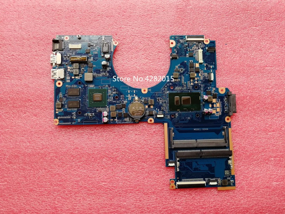 

DAG34AMB6D0 Free Shipping laptop motherboard for HP 15-AU i5-6200U Notebook Mainboard 100% tested