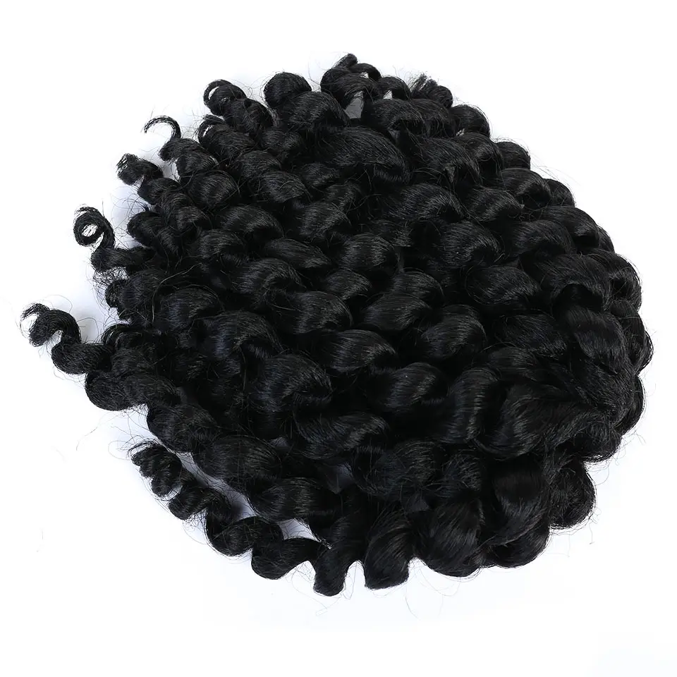 8 'ཐ нитей нервный палочка Curl крючком Твист ямайский отказов косы волос