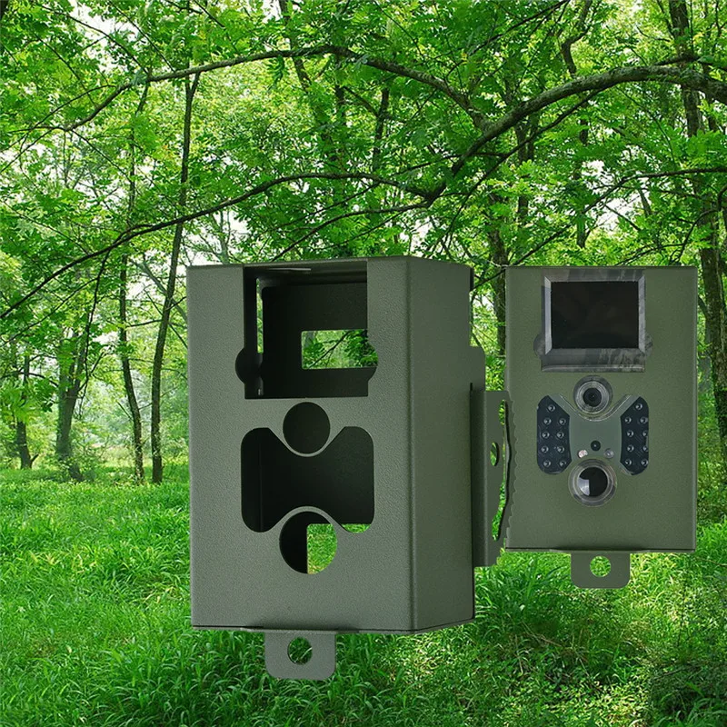 Охота Камера Сталь безопасности металлическая коробка для дикой природы Trail Камера HC-500 серии Армейский зеленый Цвет