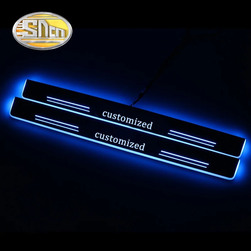

Customized 4PCS Moving LED Welcome Pedal Car Scuff Plate Pedal Threshold Door Sill Pathway Light For Lexus ES250 ES300 ES350