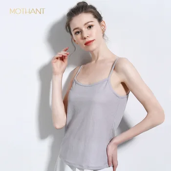 

Comfortable summer new women's sling wormwood linen cotton camouflage vest sexy elastic bottoming shirt sexy top