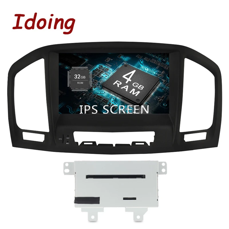 

Idoing 8"2Din 4G+32G 8Core Car Radio GPS Android 8.0 Multimidia Player For Opel Vauxhall Insignia CD300 CD400 2009 -2012