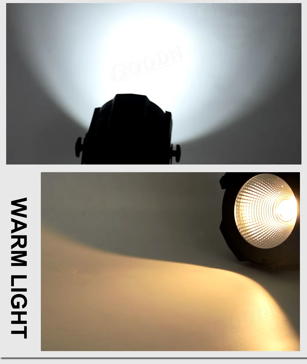 Led par can 100W wash cob светильник s теплый белый DMX led сценический светильник с эффектом дискотеки