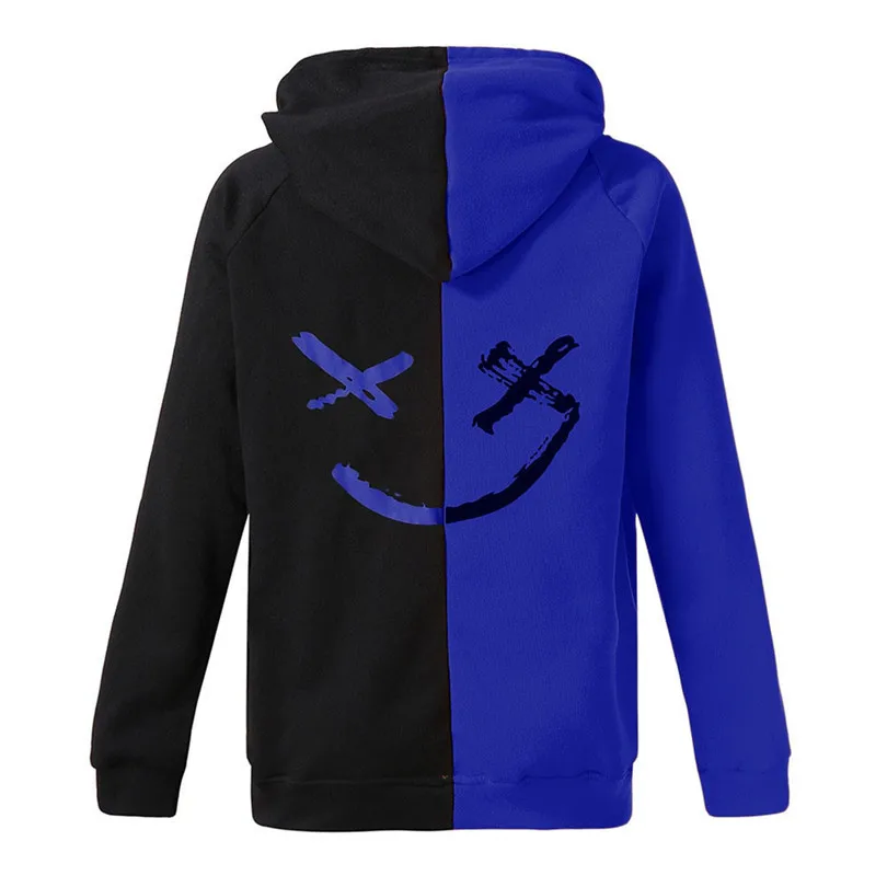 New Fashion Unisex Men Autumn Winter Teen's Smiling Face Fashion Print Hoodie Sweatshirt Jacket Casual Pullover Outwear  #4F04 (15)