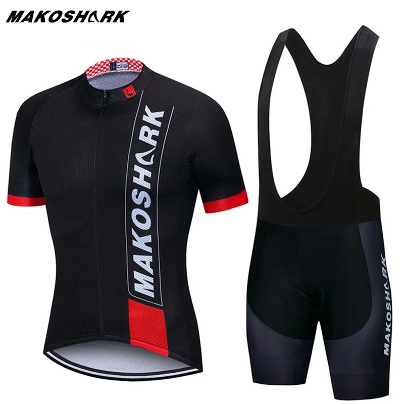 

MAKOSHARK Cycling Clothing Cycling Sets Bike Clothing/Breathable Men Bicycle Wear Spring Summer Short Sleeve Cycling Jerseys Set