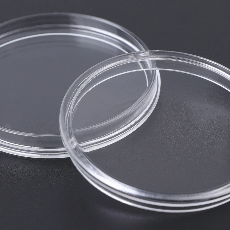 

1 PC 38.6mm Round Acrylic Coin Capsule Clear Storage Holder For Silver Coin 1 oz