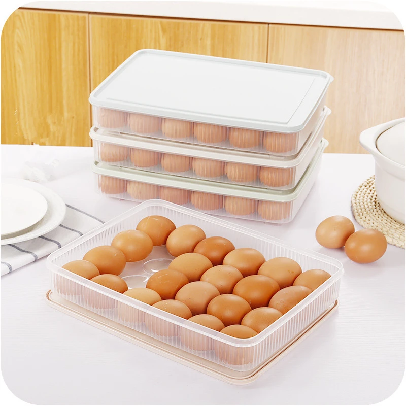 SrDcMbk бытовой четкий прозрачный уход Кухня Пластик хранения может сложены пыли 24 Сетка яйца Еда Контейнер Организатор