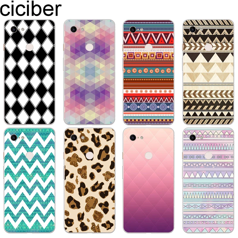 

ciciber Colorful Leopard Pattern Soft TPU Cases For Google Pixel 3 2 XL Phone Case Silicone Back Cover for Pixel 3XL 2XL Fundas