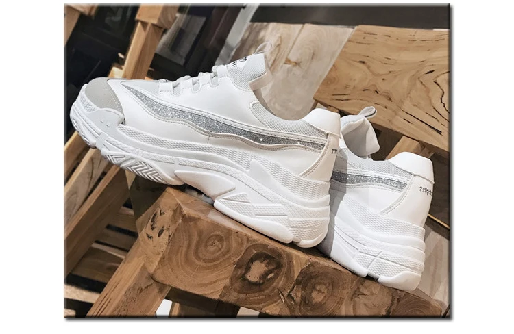 Size35-43; Новинка года; сезон весна; женская обувь; повседневная обувь; женские кроссовки на платформе и каблуке для отдыха; цвет черный, белый