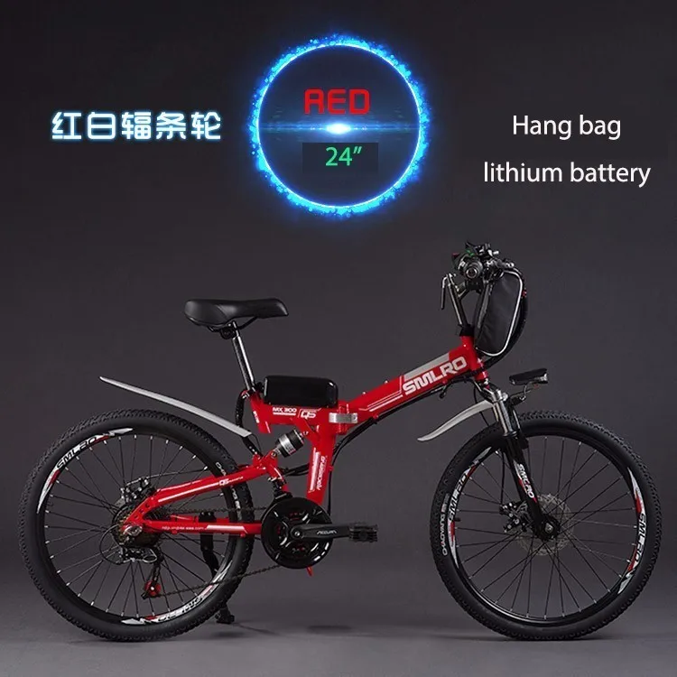 Best LOVELION Inch Bicycle Of Mountain Called 60Km Maxspeed 35Km/H Electric Bike Folding Walking 500W Power Engine Double Shock Ebike 9