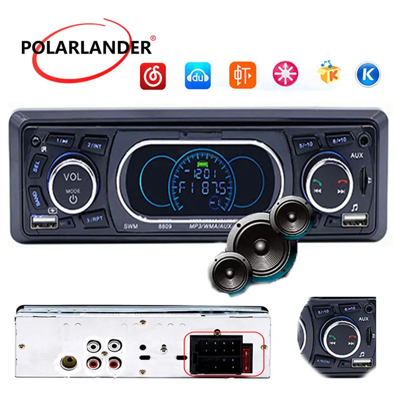 1 Din аудио стерео MP3 плеер SD карта td автомобильное радио USB AUX FM дистанционное