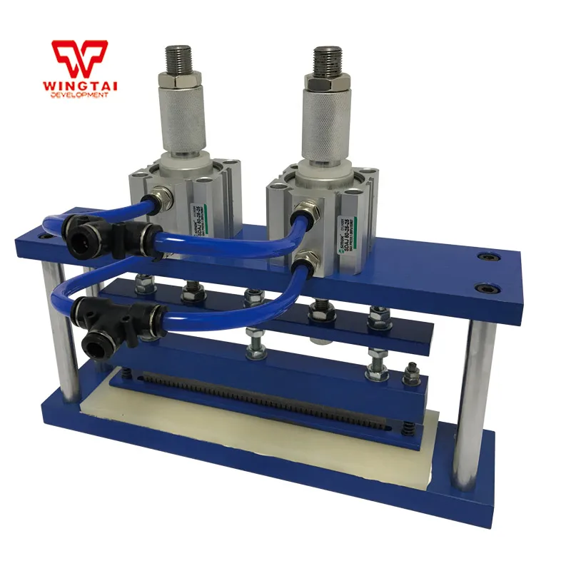 

Intermediate feed 200mm Pneumatic punching machine for Point and break blade type