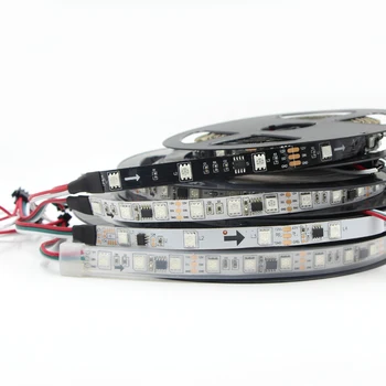 

5m WS2811 5050 SMD RGB Strip light Addressable Full Color WS2811 IC DC 12V Led Pixels Programmable RGB Smart Pixel Led tape lamp