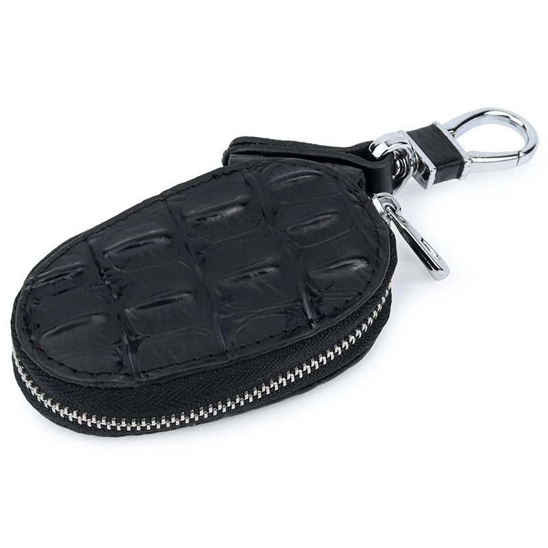 

Wholesale New arrival Genuine Leather Keychain Holder Pouch Purse Key Cover Bag Fashion Men Key Holder Organizer Car Key Case